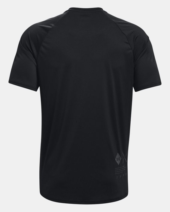 Men's UA Terrain Short Sleeve, Black, pdpMainDesktop image number 5